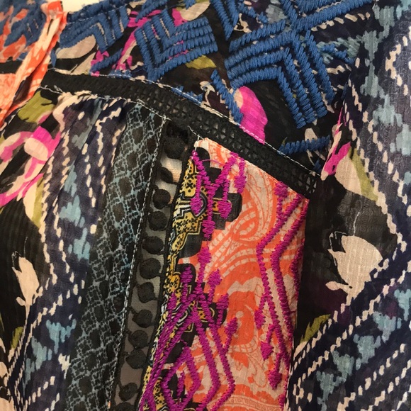 Anthropologie VanessaVirginia Embroidered Blouse - Picture 4 of 8